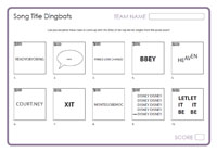 Song Title Dingbats 5